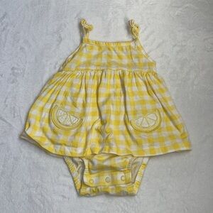 (3 for $10) carters lemon bodysuit dress 🍋
